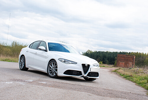 UV Car Shades Alfa Romeo Giulia 4dr 2015> Rear Door Set