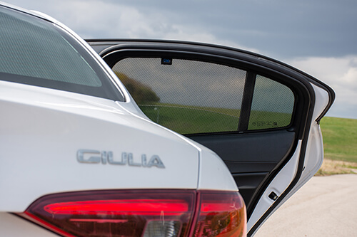 UV Car Shades Alfa Romeo Giulia 4dr 2015> Rear Door Set
