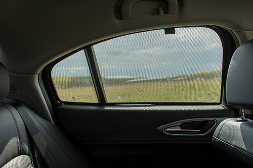 UV Car Shades Alfa Romeo Giulia 4dr 2015> Rear Door Set