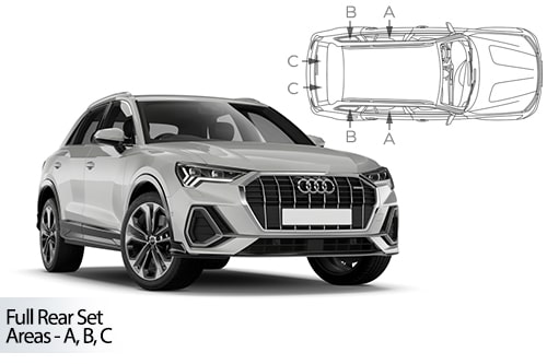 Car Shades Audi Q3 Sportback 5dr 2018> Full Rear Set