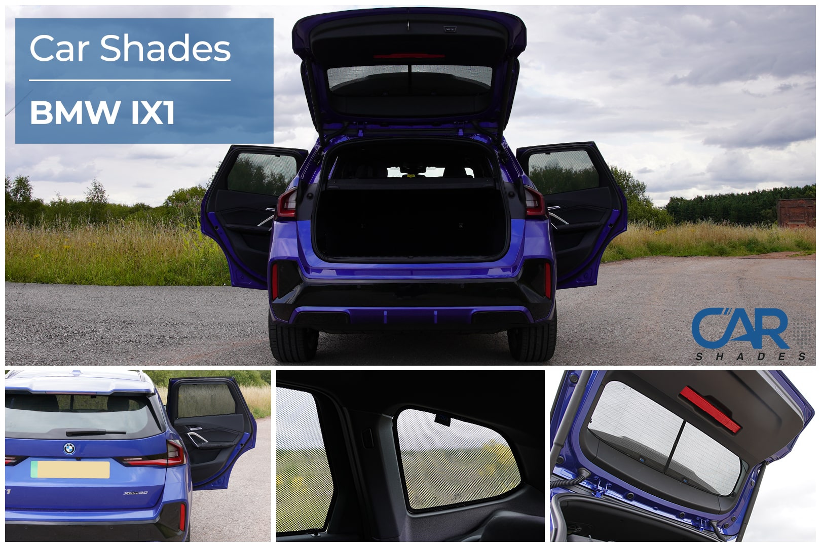 Car Shades - Rear Door Set