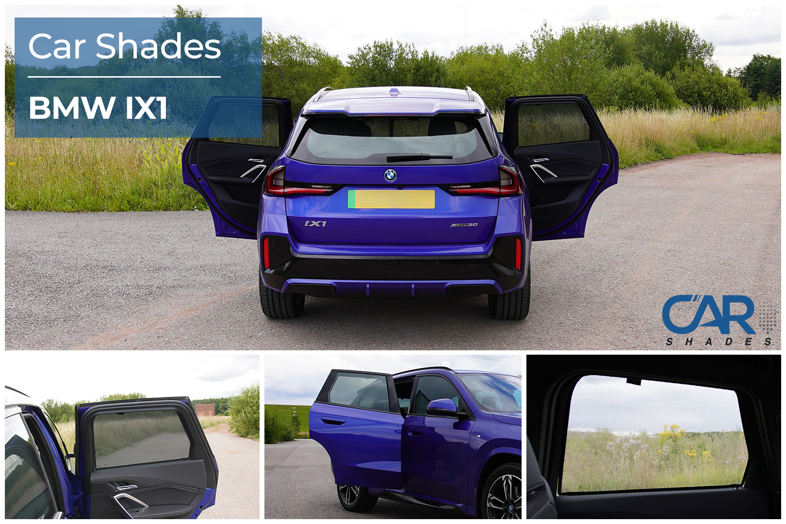 Car Shades - Rear Door Set