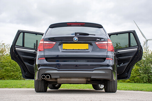 Car Shades - BMW X3 F25 5dr 10-17 Rear Door Set