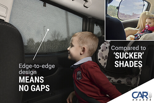 UV Car Shades - Honda FRV 5dr 04-09 Rear Door Set