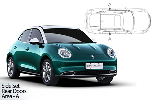 Car Shades - ORA 03 Funky Cat 5dr 2023> Rear Door Set