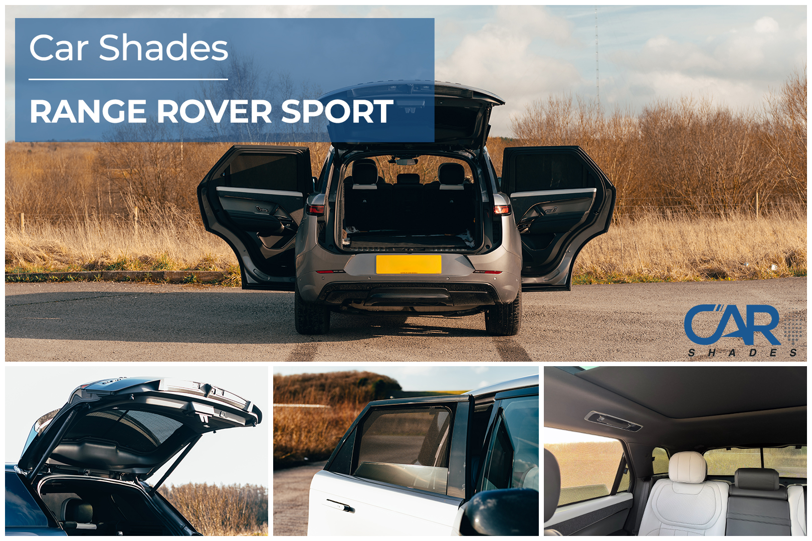 Car Shades - Rear Door Set