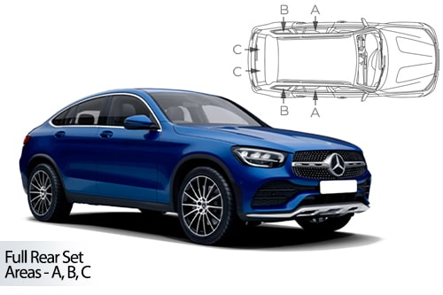 Car Shades Mercedes Benz GLC Coup� 5dr 2016-22 Full Rear Set