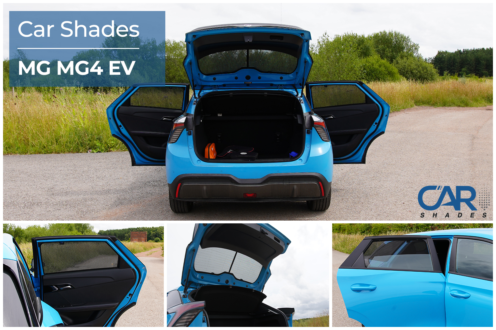 Car Shades - Rear Door Set