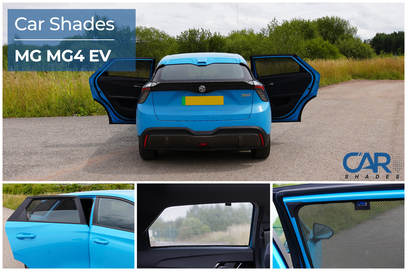 Car Shades - Rear Door Set