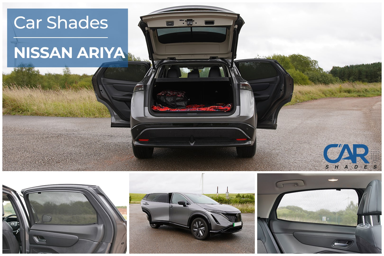 Car Shades - Rear Door Set