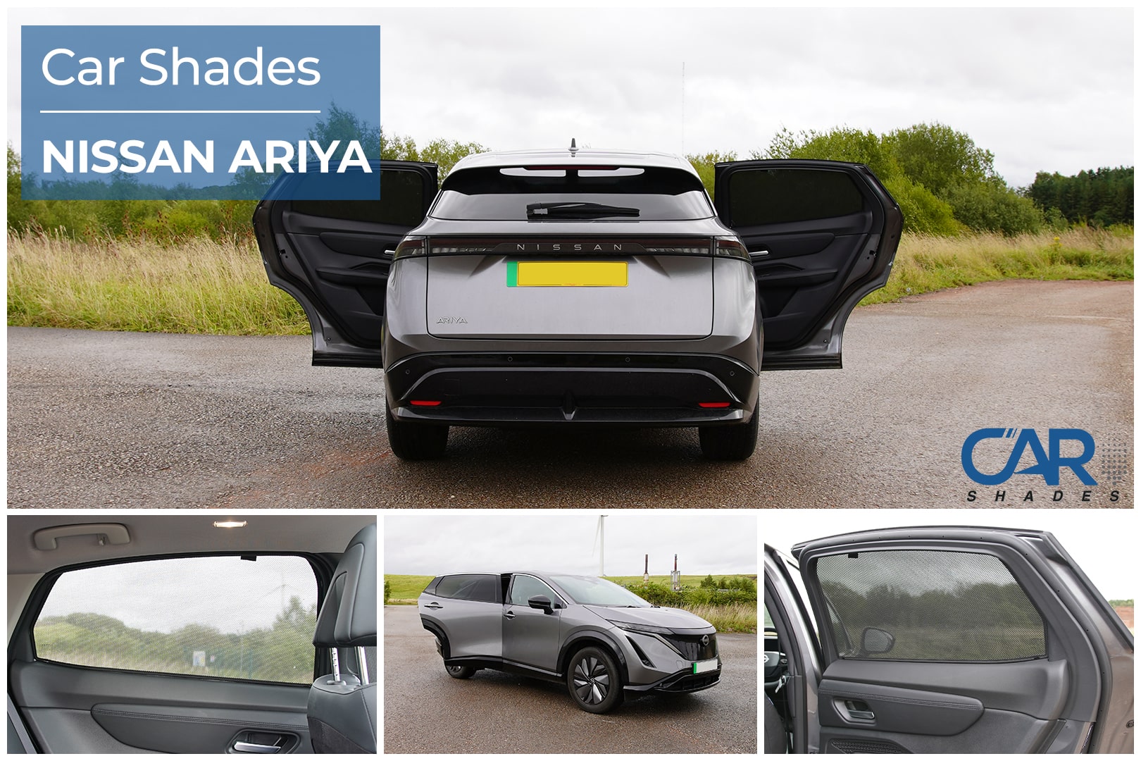 Car Shades - Rear Door Set