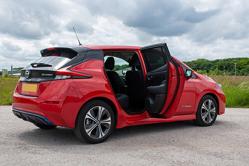 Car Shades Nissan Leaf 5dr 2018> Rear Door Set