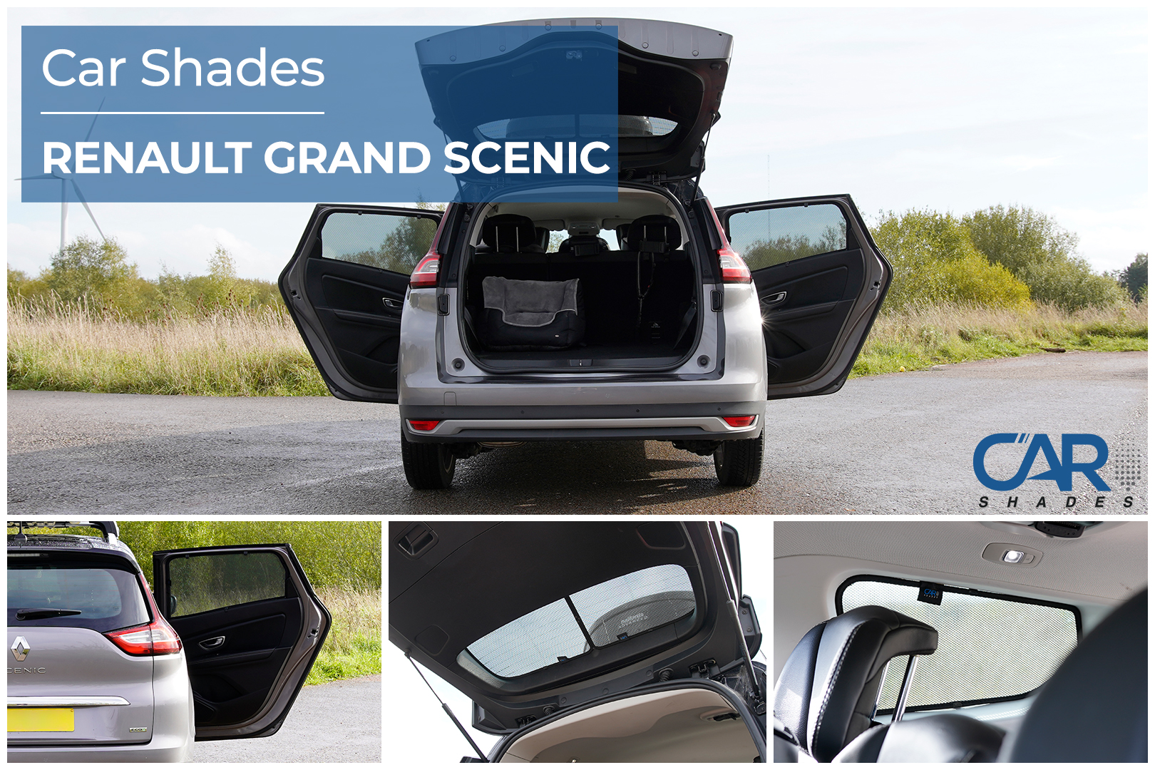 Car Shades - Rear Door Set