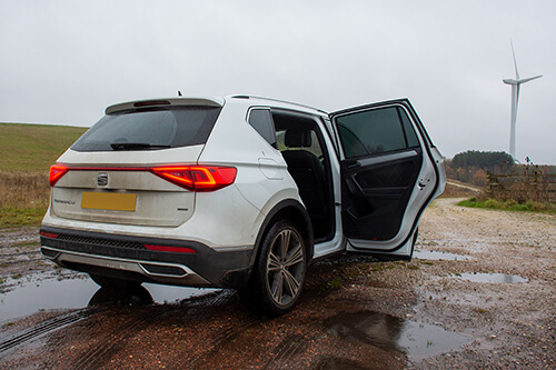 Car Shades Seat Tarraco 5dr 2018> Full Rear Set