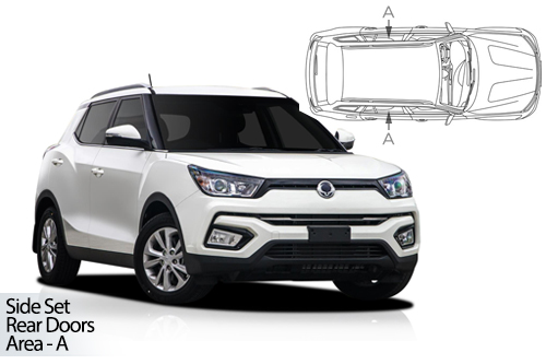 Car Shades Ssangyong Tivoli 5dr 2015-23 Rear Door Set