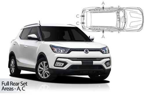 Car Shades Ssangyong Tivoli 5dr 2015-23 Full Rear Set