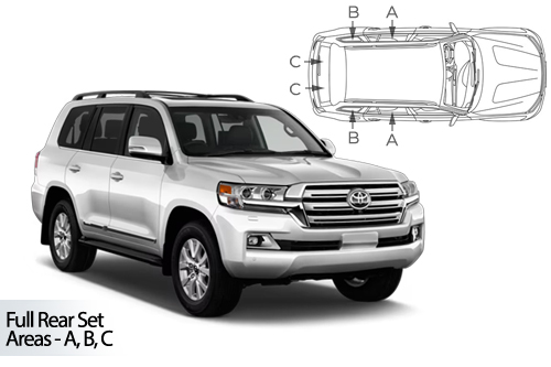 Car Shades Toyota LandCruiser J200 09> Full Rear Set