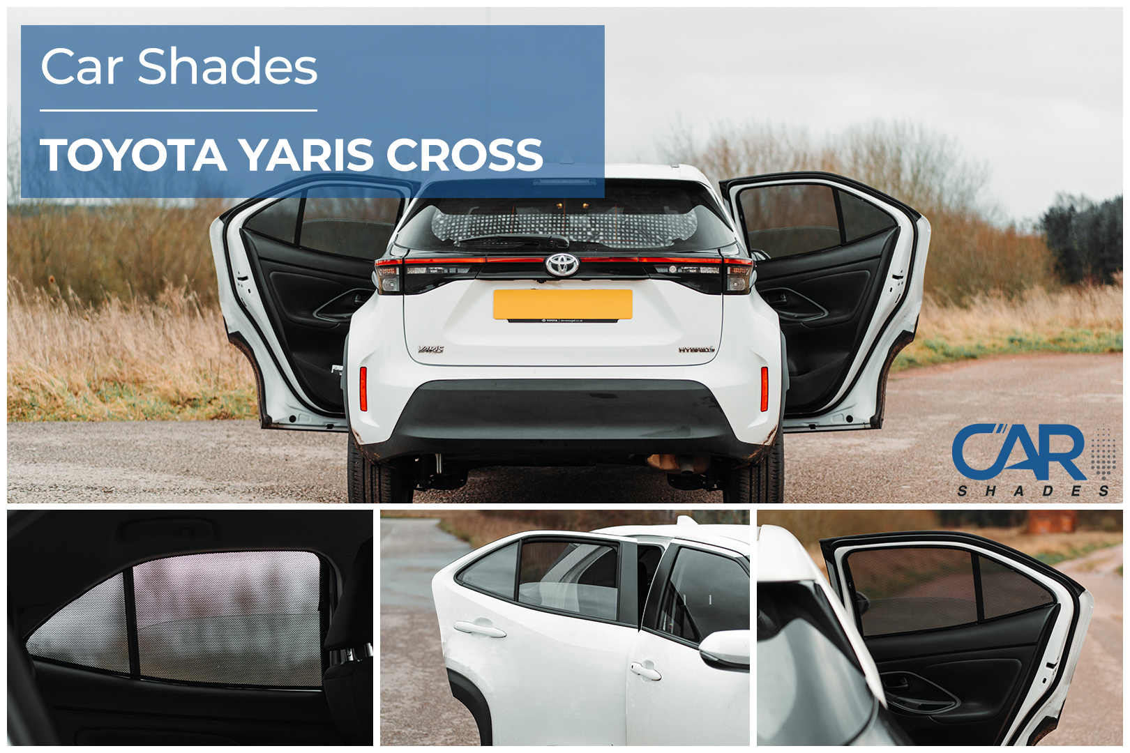 Car Shades - Rear Door Set