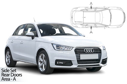 UV Car Shades - Audi A1 5Dr 10-18 Rear Door Set