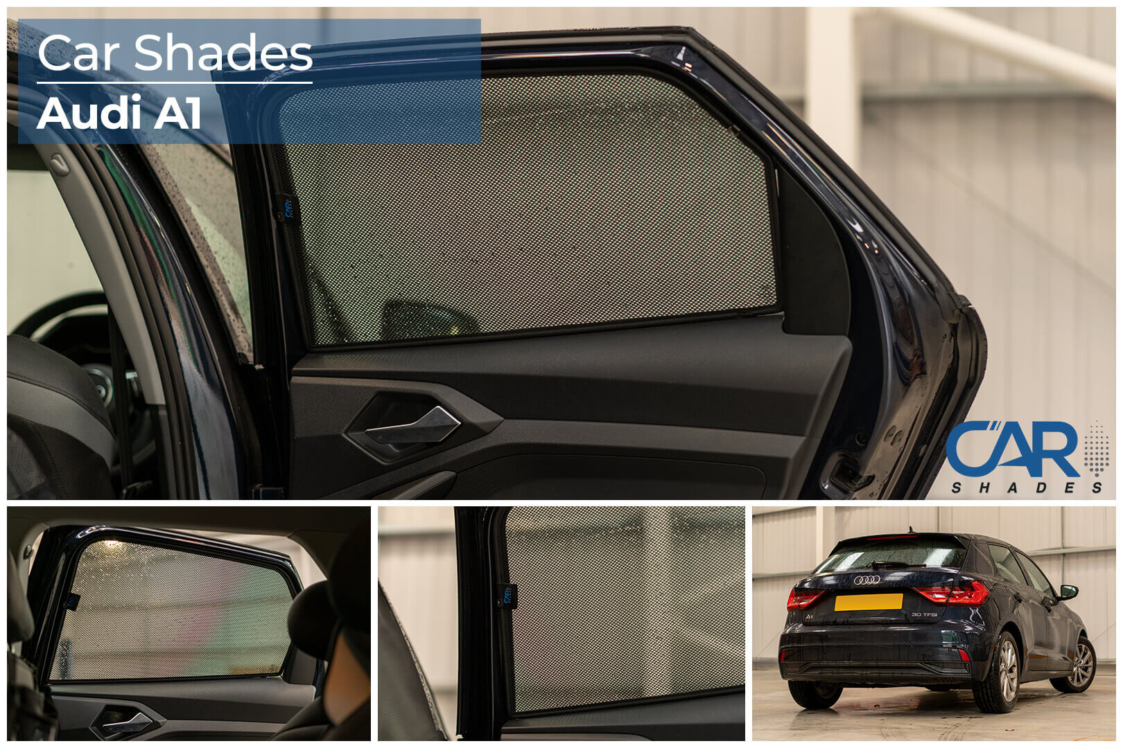 Car Shades - Rear Door Set