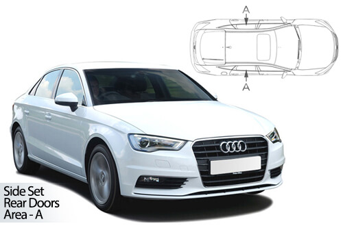 Car Shades Audi A3 Saloon (Typ 8V) 4 Door 12>20 Rear Door Set