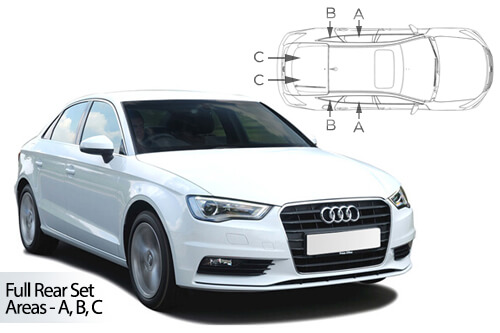 Car Shades Audi A3 Saloon (Typ 8V) 4 Door 12>20 Full Rear Set