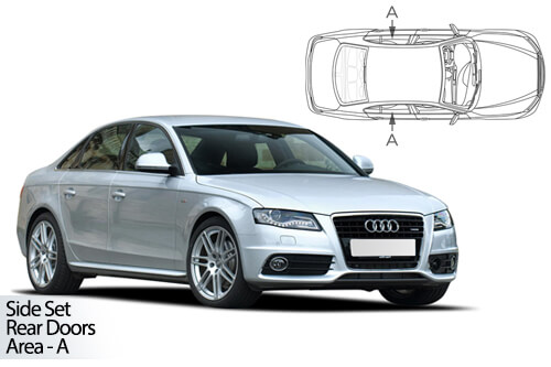 Car Shades Audi A4 (B8) 4 door 08-15 Rear Door Set