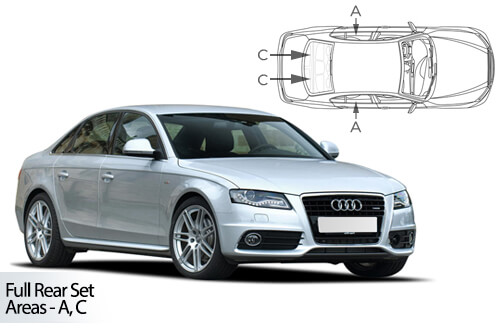 Car Shades Audi A4 (B8) 4 door 08-15 Full Rear Set