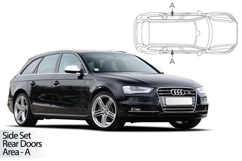 UV Privacy Car Shades - Audi A4 Avant 08-15 Rear Door Set