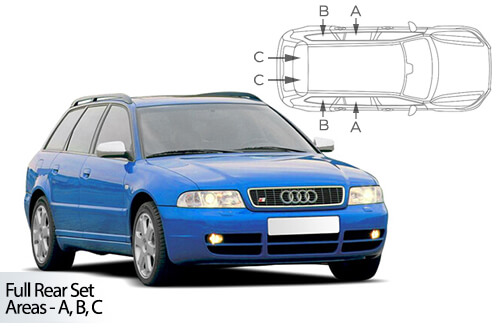 Car Shades Audi A4 (B5) Avant 94-01 Full Rear Set
