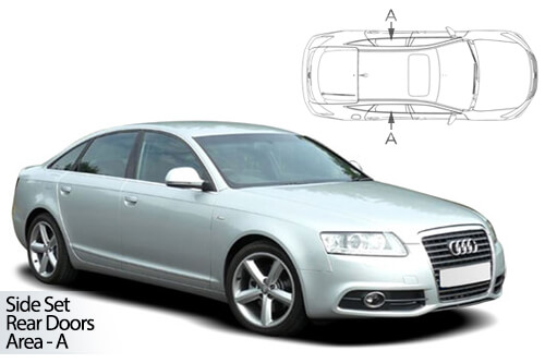 Car Shades Audi A6 (C6) 4 door 04-11 Rear Door Set
