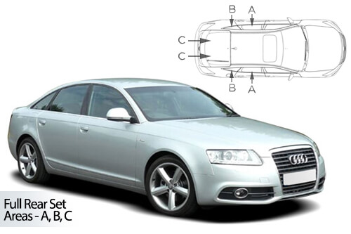Car Shades Audi A6 (C6) 4 door 04-11 Full Rear Set