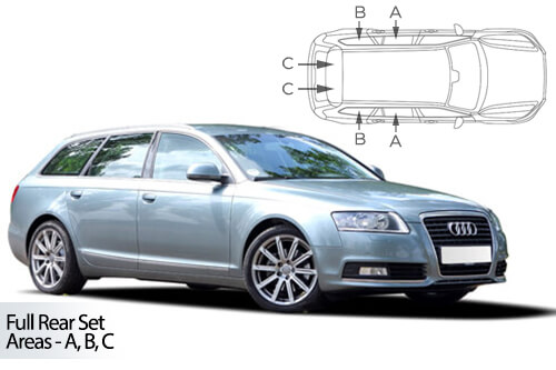 Car Shades Audi A6  (C6) Avant 04-11 Full Rear Set