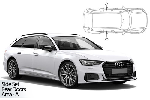 Car Shades - Audi A6 Avant (C8) 2018> Rear Door Set