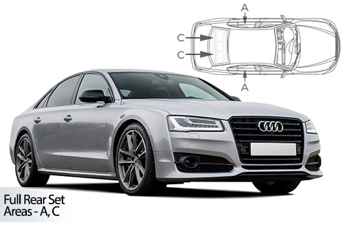Car Shades Audi A8 (Typ 4H) 4 door 11-17 Full Rear Set