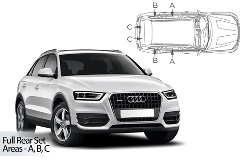 Car Shades Audi Q3 (Typ 8U) 5dr 12-18 Full Rear Set