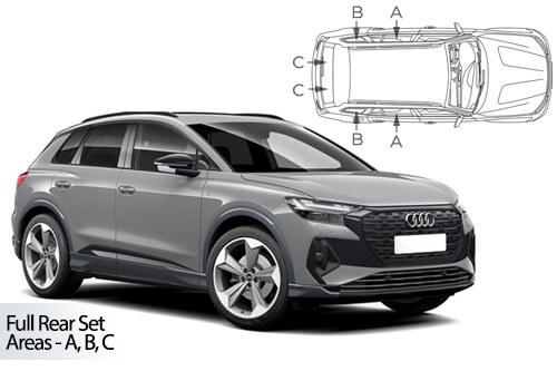 Car Shades - Audi Q4 e-Tron 5dr 2022> Full Rear Set