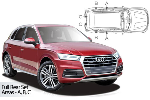 Car Shades Audi Q5 (Typ FY) 5 door 17> Full Rear Set