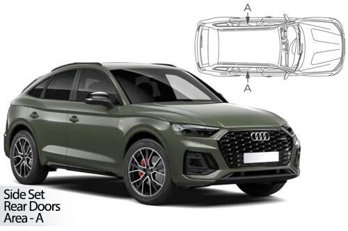 Car Shades - Audi Q5 Sportback 2021> Rear Door Set