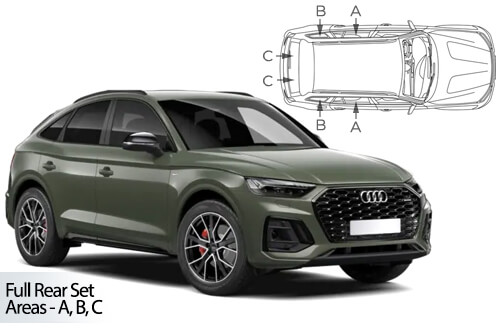 Car Shades - Audi Q5 Sportback 2021> Full Rear Set