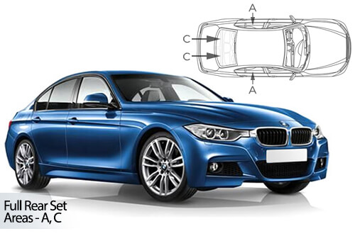 Car Shades BMW 3 Series ( F30 ) 4dr 12-19 Full Rear Set