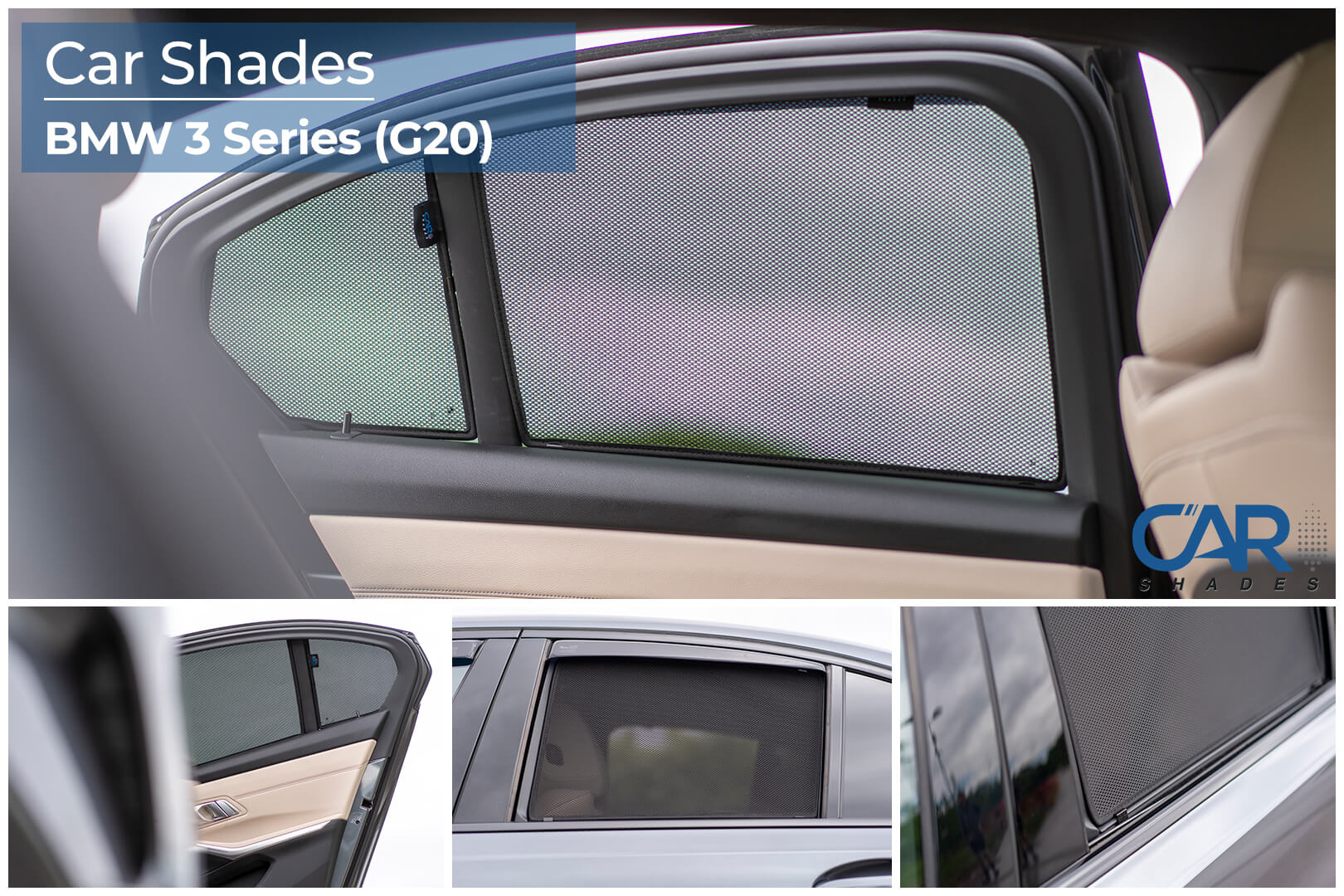 Car Shades - Rear Door Set