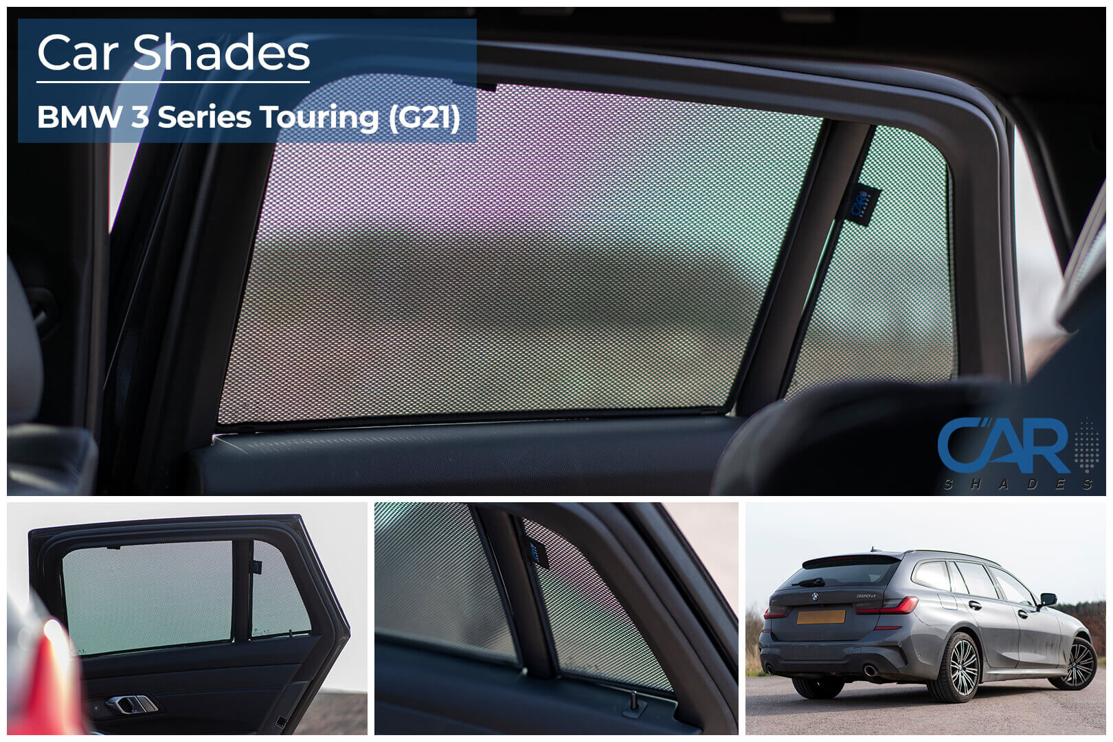 Car Shades - Rear Door Set