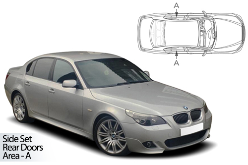 UV Privacy Car Shades - BMW 5 Series E60 4dr 04-10 Rear Door Set