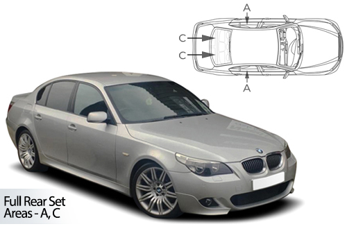 Car Shades BMW 5 Series ( E60 ) 4 door 03-10 Full Rear Set