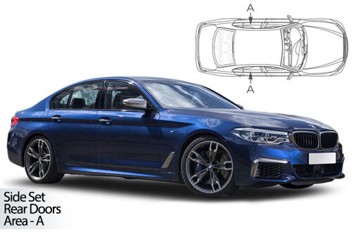 Car Shades BMW 5 Series (G30) 4 door 2017-2023 Rear Door Set