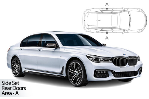 Car Shades BMW 7 Series (G11) 4 door 15-22 Rear Door Set