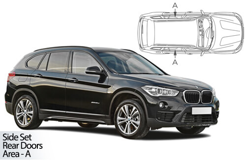 Car Shades - BMW X1 F48 15-22 Rear Door Set