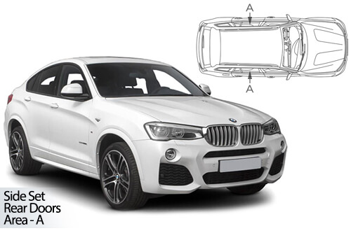 Car Shades BMW X4 (F26) 5 Door 14-18 Rear Door Set