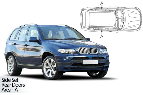 Car Shades BMW X5 (E53) 5 Door 99-06 Rear Door Set